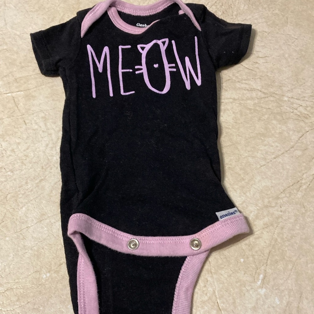 Gerber 0-3M girls onesie
